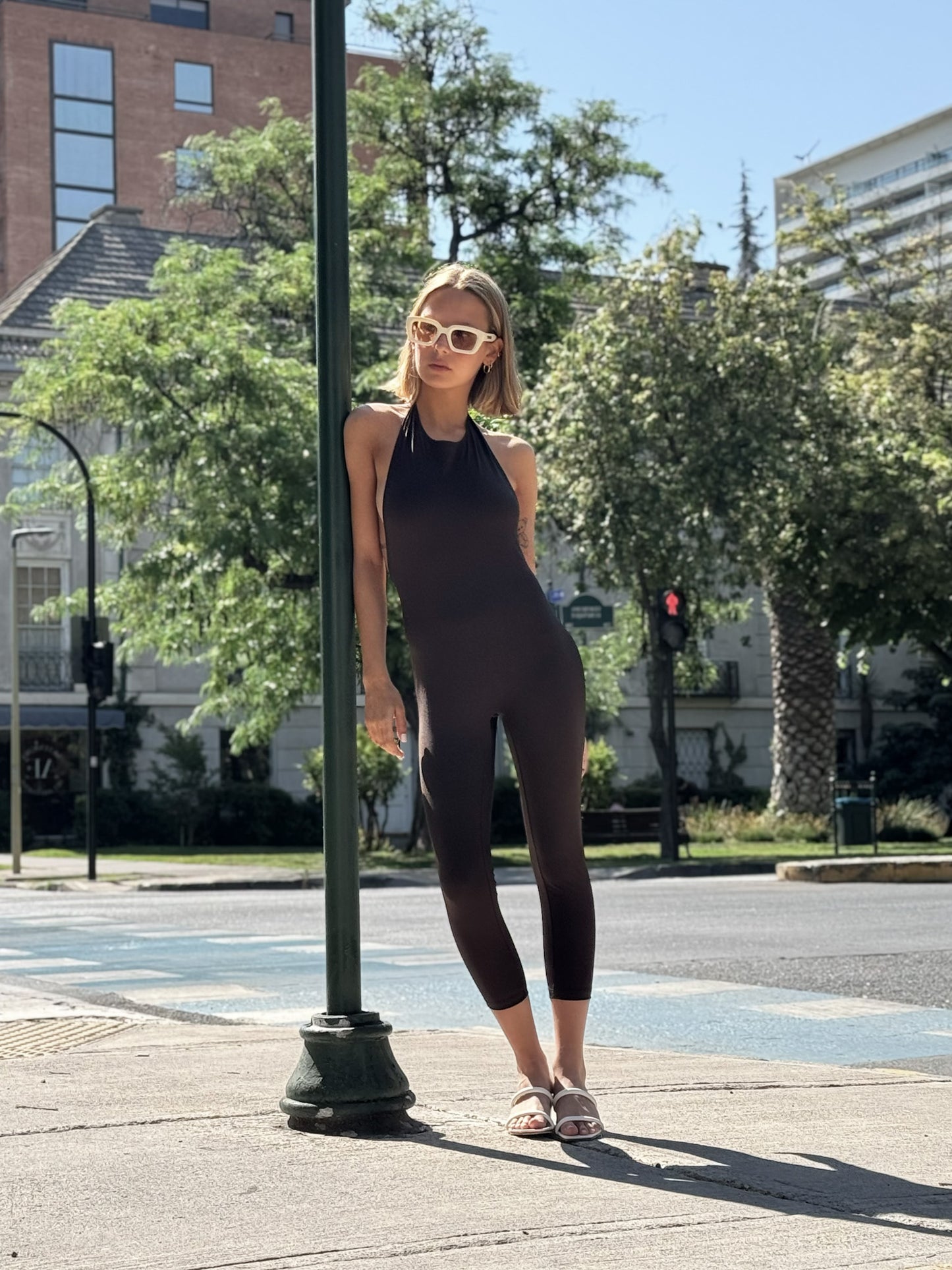 Mono lycra midi